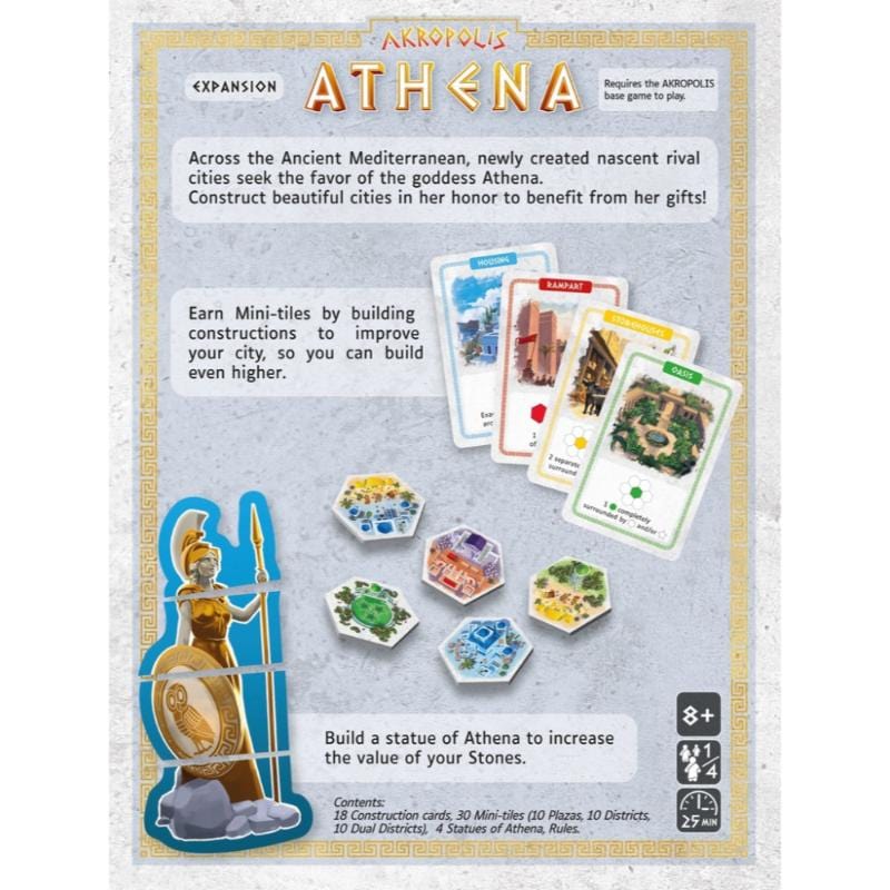 Gigamic Board & Card Games Akropolis - Athena Expansion (June 2025 Release)