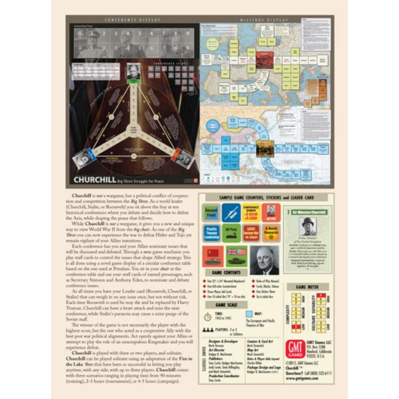 GMT Games Board & Card Games Churchill - Board Game