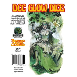 Goodman Games Dice Dungeon Crawl Classics - Glow Dice - Chaotic Wizard