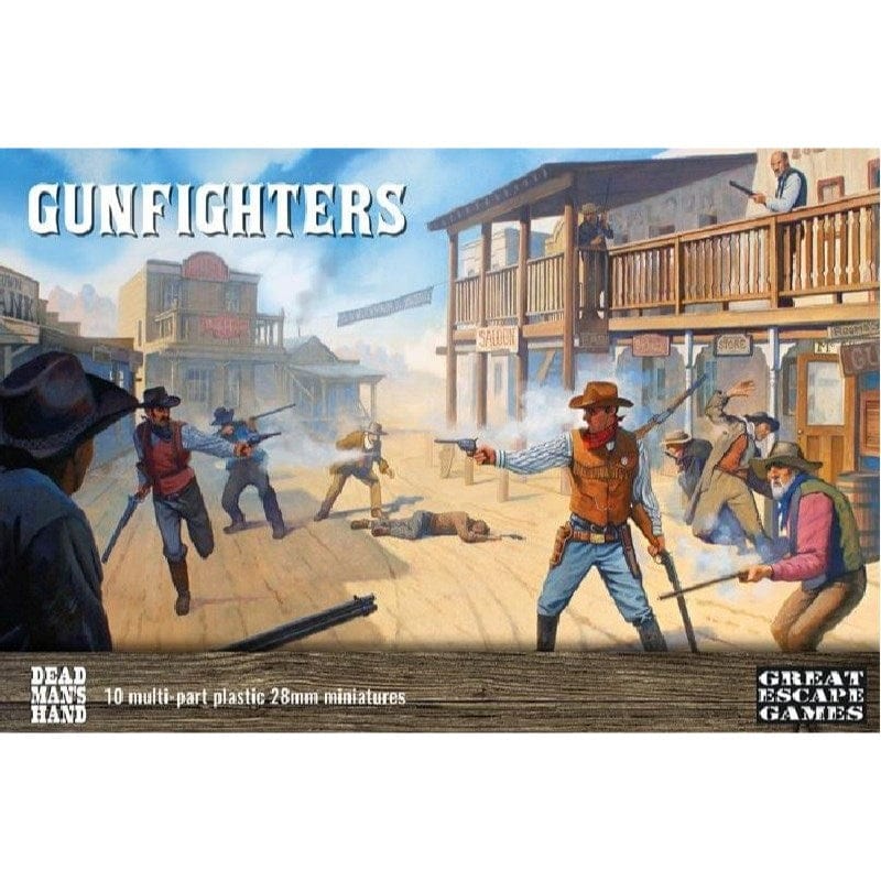 Great Escape Games Miniatures Dead Mans Hand - Gunfighters (Plastic)