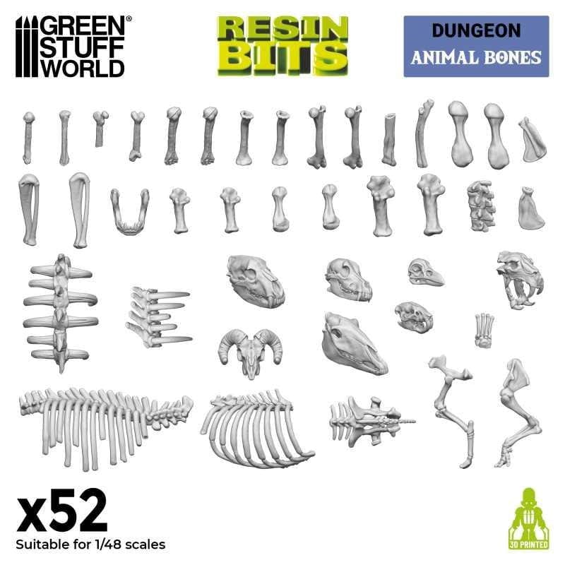 Greenstuff World Hobby GSW - 3D Printed - Animal Bones