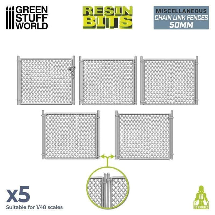 GSW - 3D Printed - Chain Link Fences 50mm