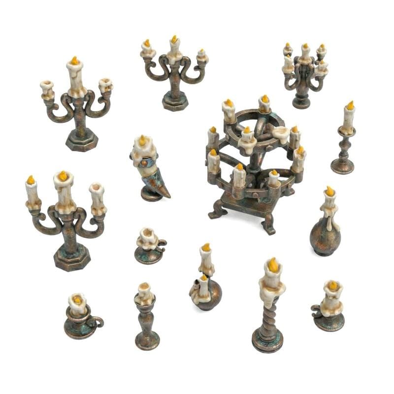 Greenstuff World Hobby GSW - 3D Printed - Dungeons & Fantasy - Candle Holders