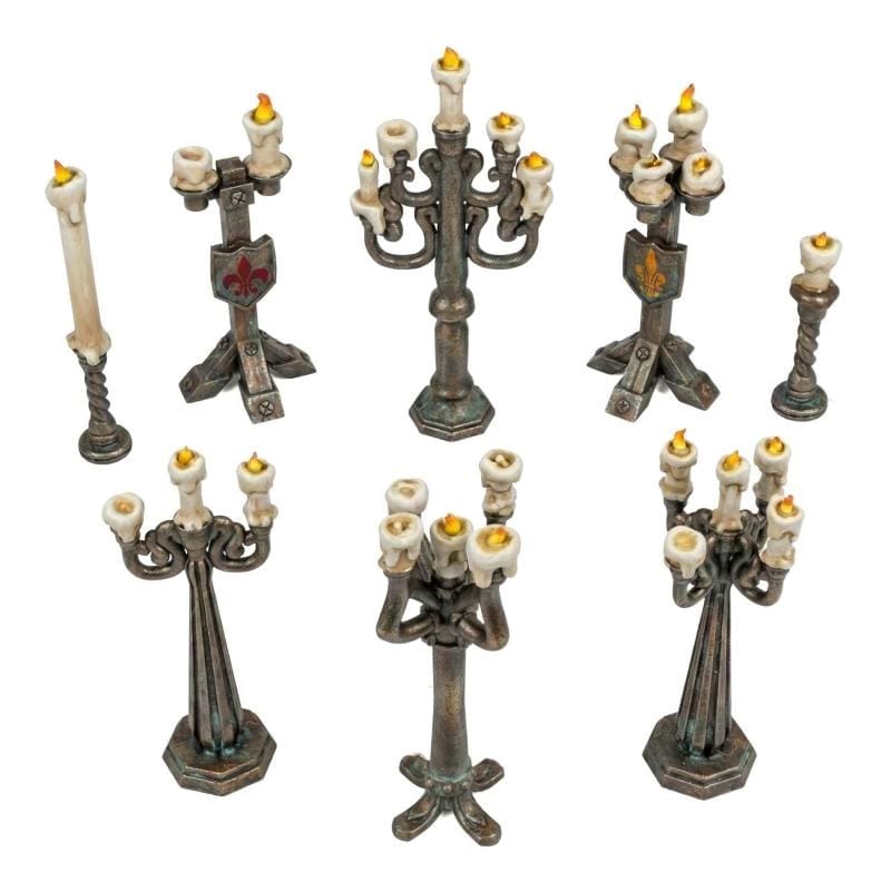 Greenstuff World Hobby GSW - 3D Printed - Dungeons & Fantasy - Standing Candle Holder