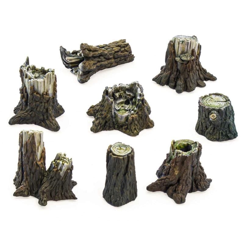 Greenstuff World Hobby GSW - 3D Printed - Plants & Vegetation - Medium Tree Stumps