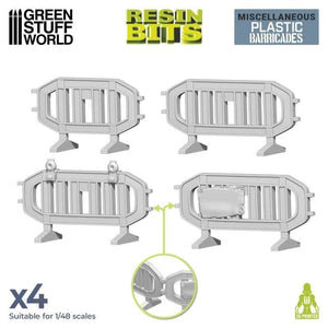 Greenstuff World Hobby GSW - 3D Printed - Police Barricades