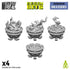 Greenstuff World Hobby GSW - 3D printed set - Braziers