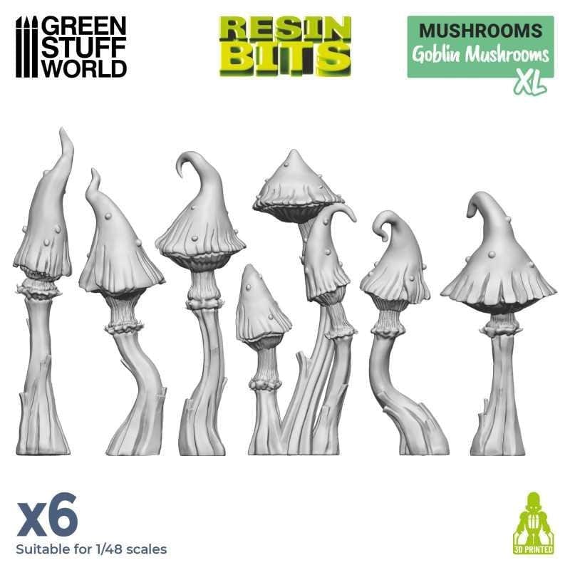 Greenstuff World Hobby GSW - 3D printed set - Goblin Mushrooms XL