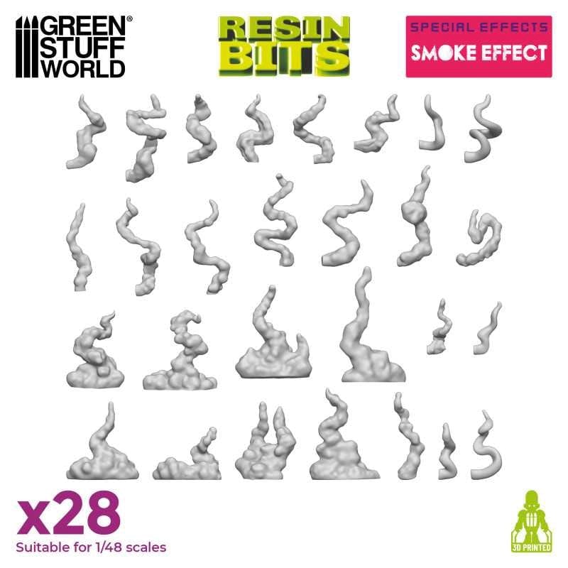 Greenstuff World Hobby GSW - 3D Printed - Smoke Effect Set