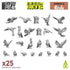 Greenstuff World Hobby GSW - 3D Printed - Wild birds