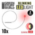 Greenstuff World Hobby GSW - Blinking Leds - Red - 2mm