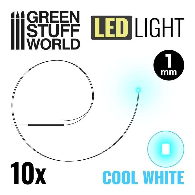 Greenstuff World Hobby GSW - Cool White Led Lights - 1mm