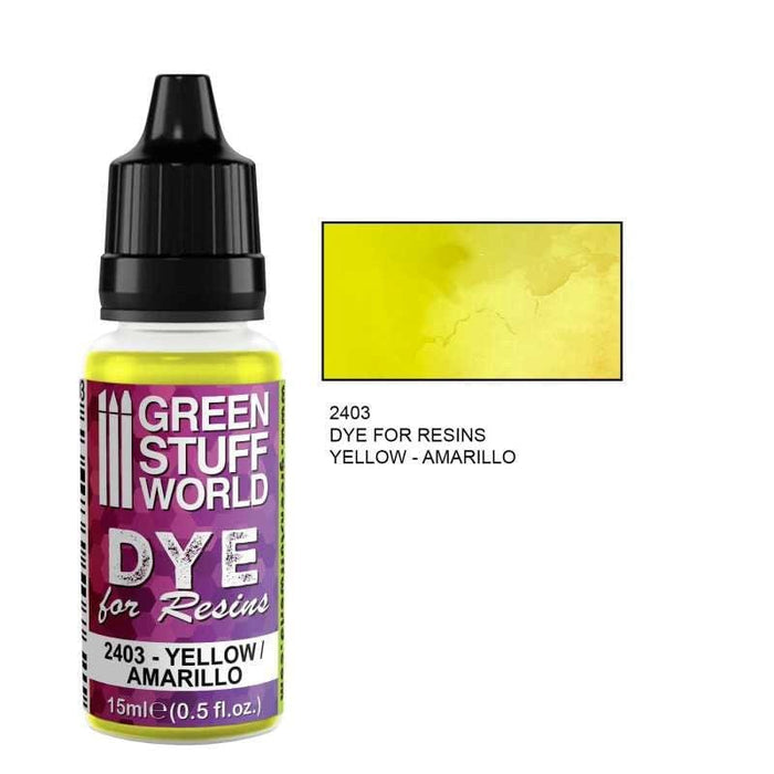 GSW - Dye for Resins - Yellow 15ml