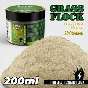 Greenstuff World Hobby GSW - Grass Flock - Hayfield Grass 2-3mm (200ml)
