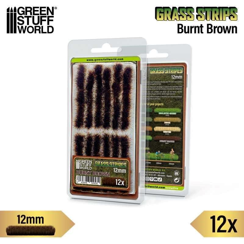 Greenstuff World Hobby GSW - Grass Strips - Burnt Brown