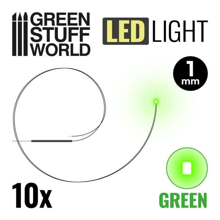 GSW - Green Led Lights - 1mm