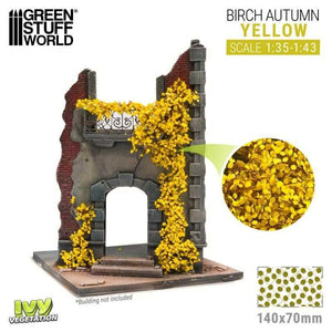 Greenstuff World Hobby GSW - Ivy Foliage - Yellow Birch - Large