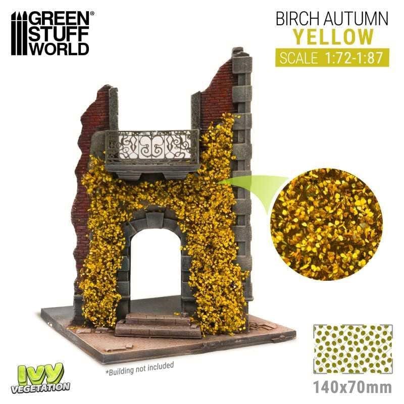 Greenstuff World Hobby GSW - Ivy Foliage - Yellow Birch - Small