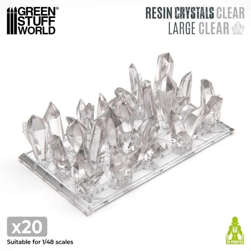 Greenstuff World Hobby GSW - Large Clear Crystals Resin Set