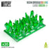 Greenstuff World Hobby GSW - Large Green Crystals Resin Set