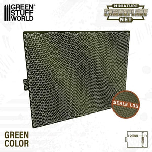 Greenstuff World Hobby GSW - Miniature Camouflage Nets - Green - 1/35 Scale