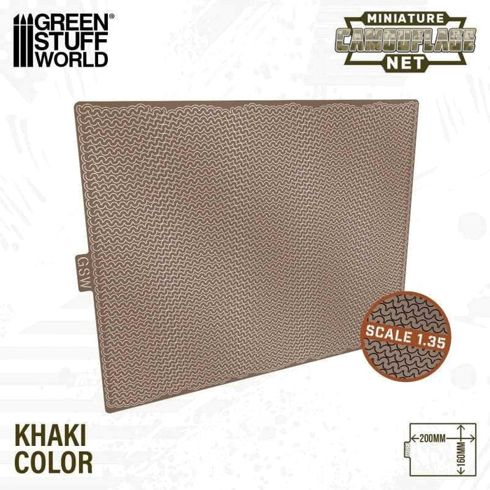 GSW - Miniature Camouflage Nets - Khaki - 1/35 Scale