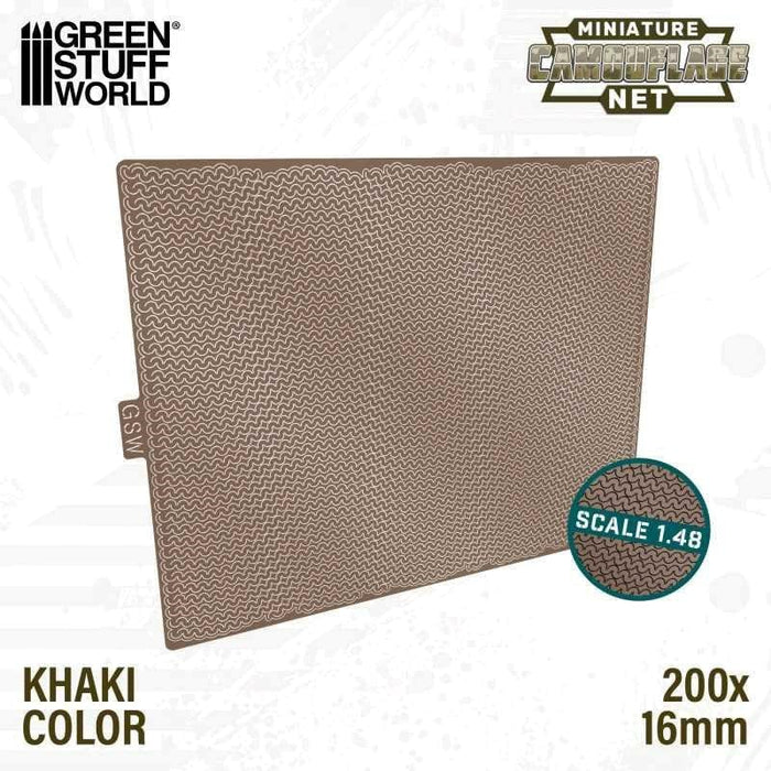 GSW - Miniature Camouflage Nets - Khaki - 1/48 Scale