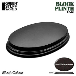Greenstuff World Hobby GSW - Oval Display Plinth 17x11 cm