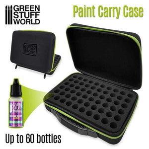 Greenstuff World Hobby GSW - Paint Case - 60 Holes For Paint Pots (Green)