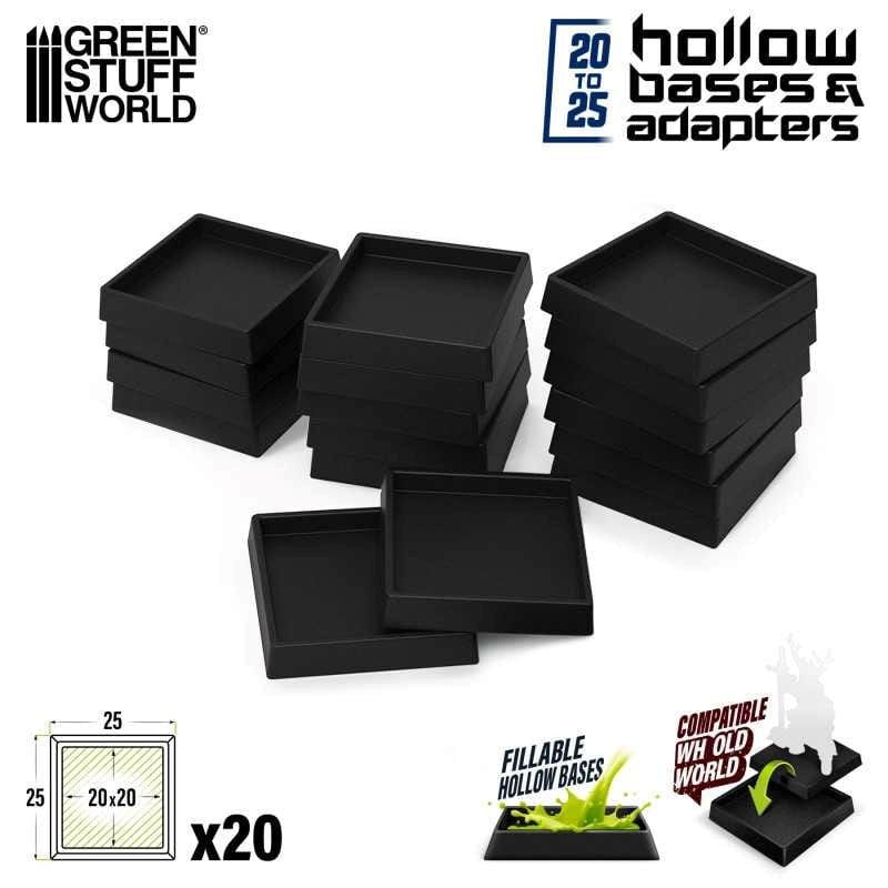 Greenstuff World Hobby GSW - Plastic Base Adaptor 20 To 25mm