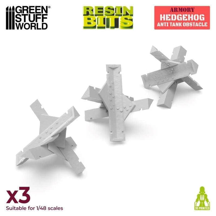 GSW - Resin Bits - Czech Hedgehog Anti Tank Obstacle