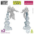 Greenstuff World Hobby GSW - Resin Bits - Modular Clear Ring Smoke Trails