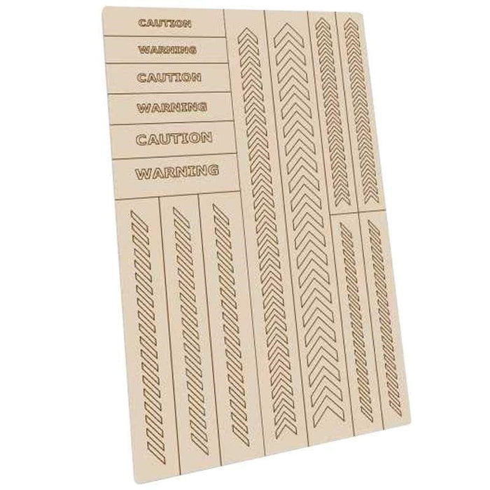 GSW - Self-Adhesive Stencils - Caution Strips