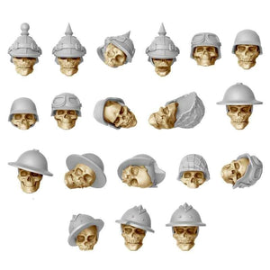 Greenstuff World Hobby GSW - Skulls with Helmets