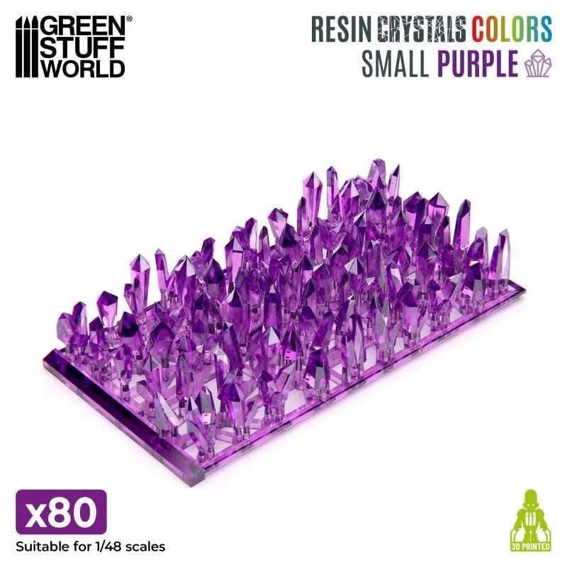 Greenstuff World Hobby GSW - Small Purple Crystals Resin Set
