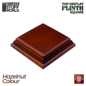 Greenstuff World Hobby GSW - Square Wood Display Bases 5x5 Cm - Hazelnut