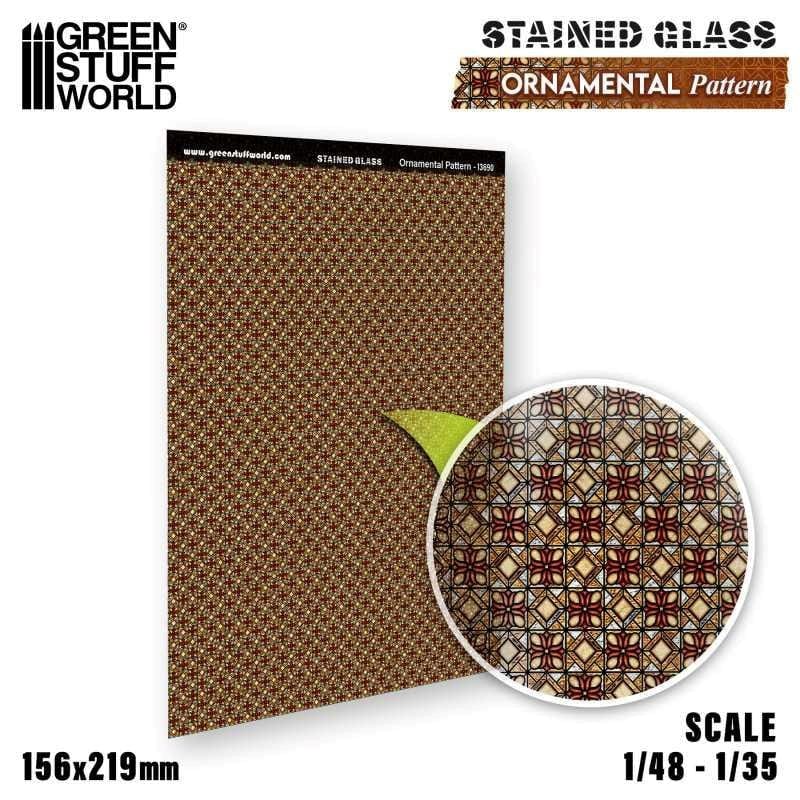 Greenstuff World Hobby GSW - Stained Glass - Ornamental Pattern