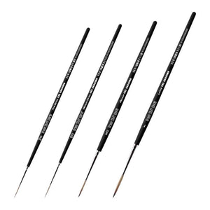 Greenstuff World Hobby GSW - Synthetic Cel Shading Brushes - Pack of 4