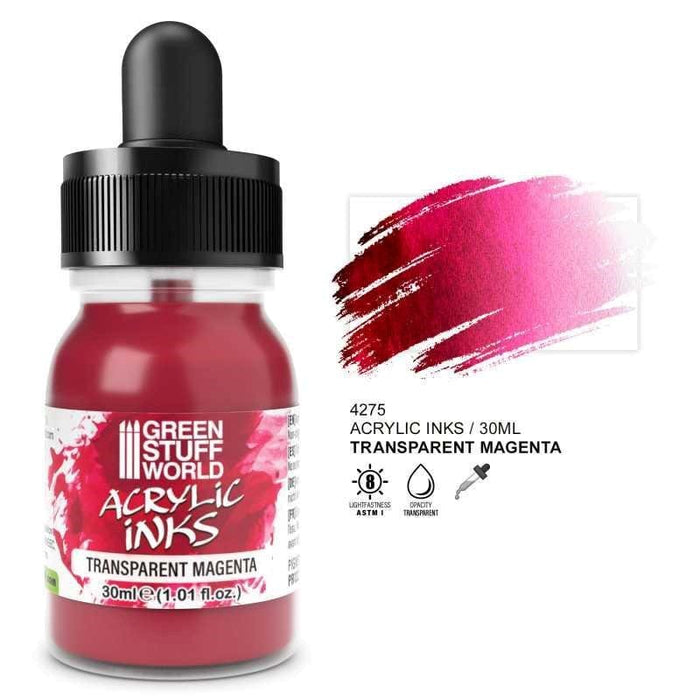 GSW - Transparent Acrylic Ink - Magenta