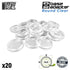 Greenstuff World Hobby GSW - Transparent Hollow Plastic Bases - Round 32mm (20)