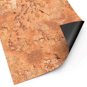 Greenstuff World Miniatures GSW - Neoprene Mat - 44x60 - Dreadrock Badlands With Deployment Lines