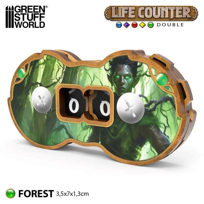 GSW - Life Counter Double - Forest