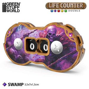 Greenstuff World Trading Card Games GSW - Life Counter Double - Swamp