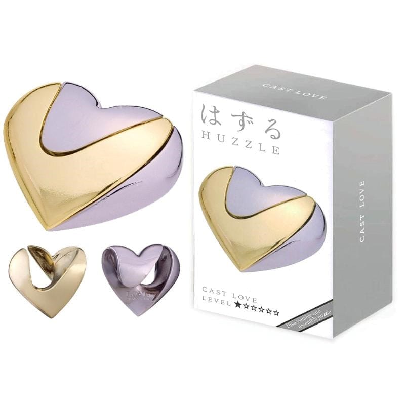 Hanayama Logic Puzzles Cast Puzzle - Love (Level 1)