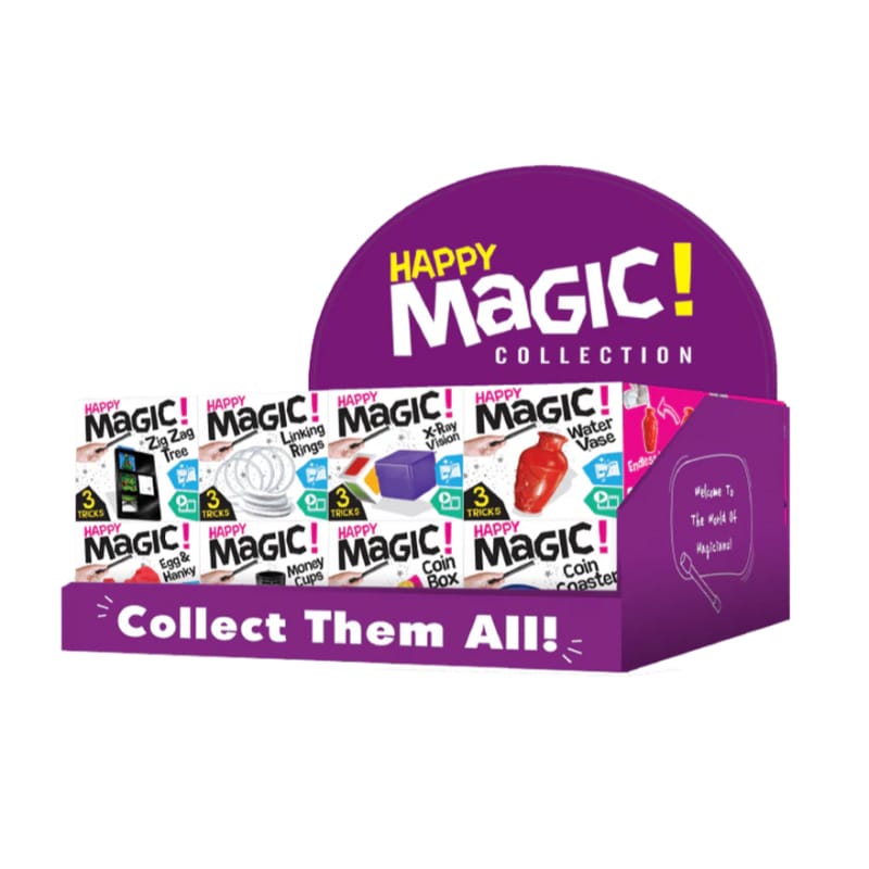 Hanky Panky Magic Novelties Happy Magic Set 3 Tricks (Assorted)