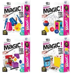 Hanky Panky Magic Novelties Happy Magic Tricks - 25 Tricks (Assorted)