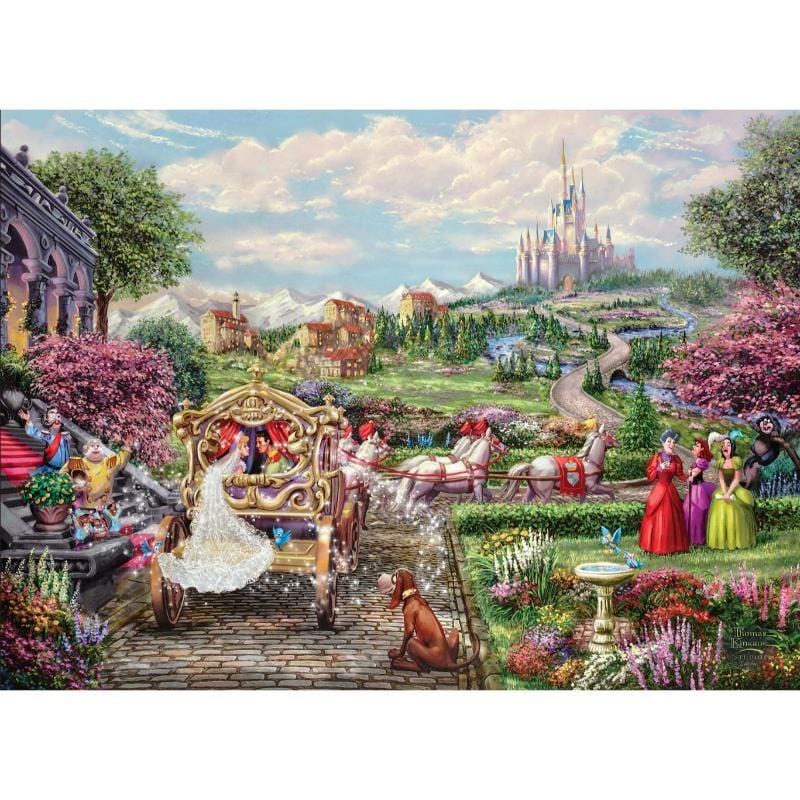 Harlington Jigsaws Thomas Kinkade - Cinderella Happily Ever After (1000pc) Harlington