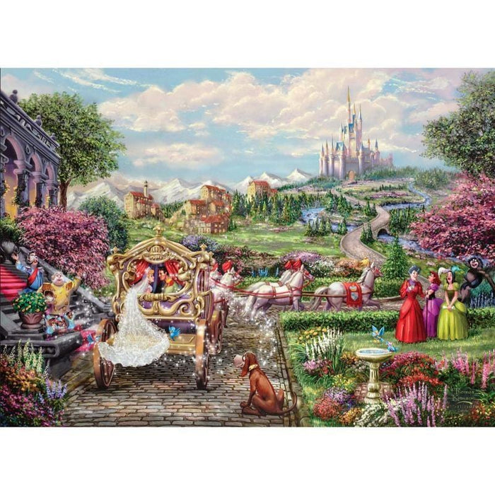 Thomas Kinkade - Cinderella Happily Ever After (1000pc) Harlington