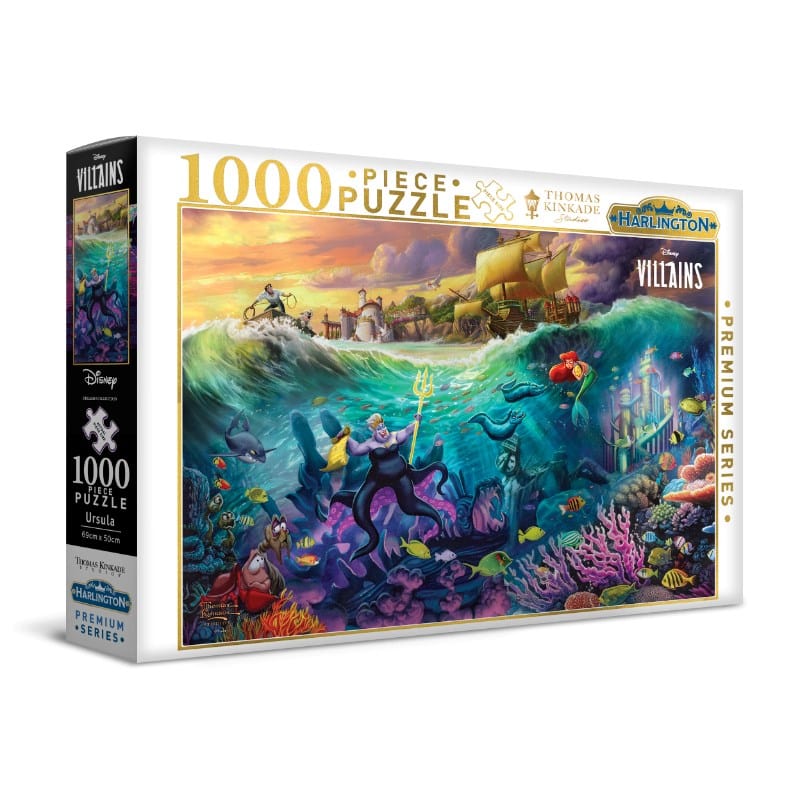 Harlington Jigsaws Thomas Kinkade - Disney - Ursula (1000pc) Harlington