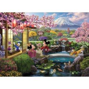 Harlington Jigsaws Thomas Kinkade - Mickey and Minnie in Japan (1000pc) Harlington
